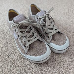 Keen Elsa Lite Felt Trainer Sneaker Size 8 Taupe Wool